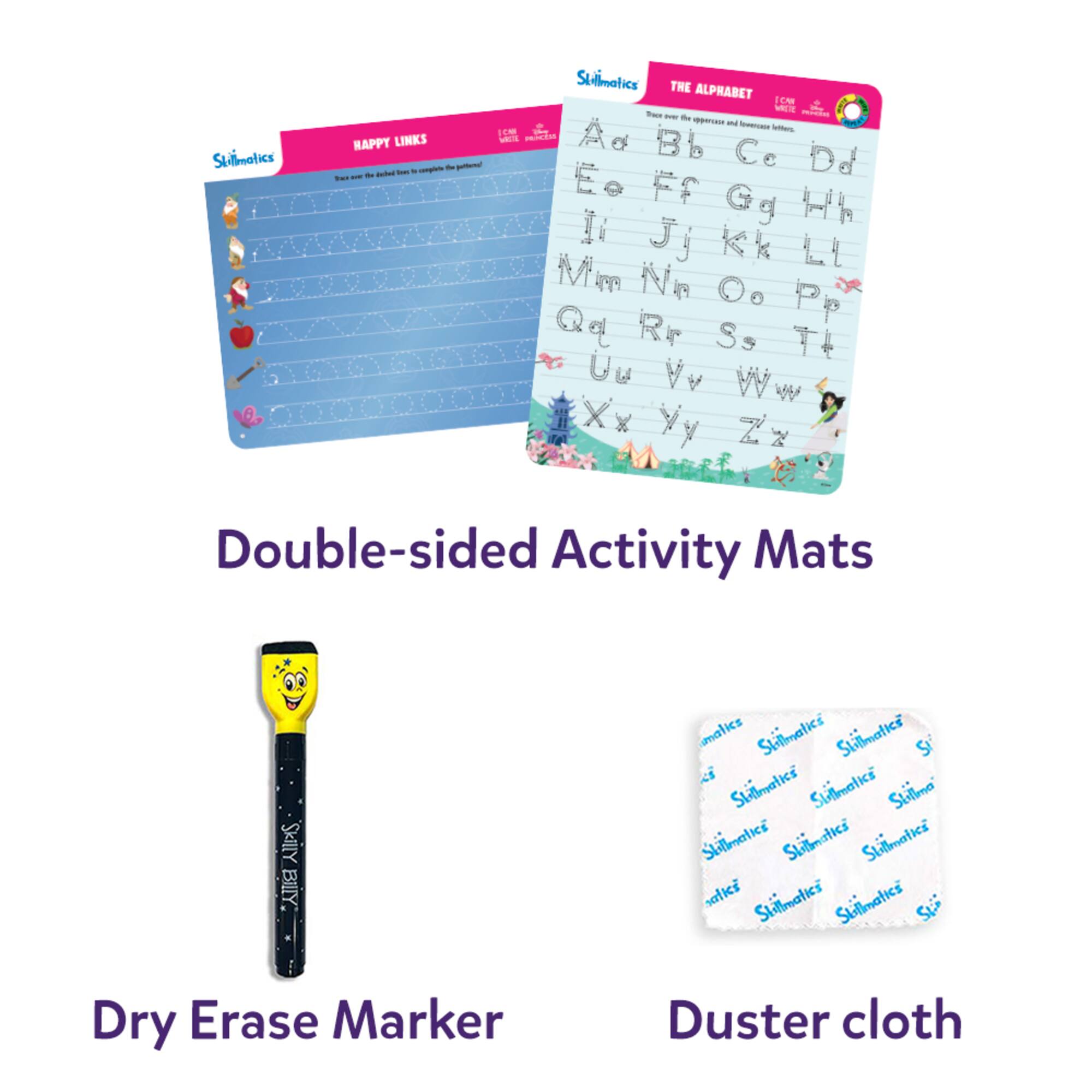 Skillmatics® I Can Write Disney® Princess Write & Wipe Activity Mats